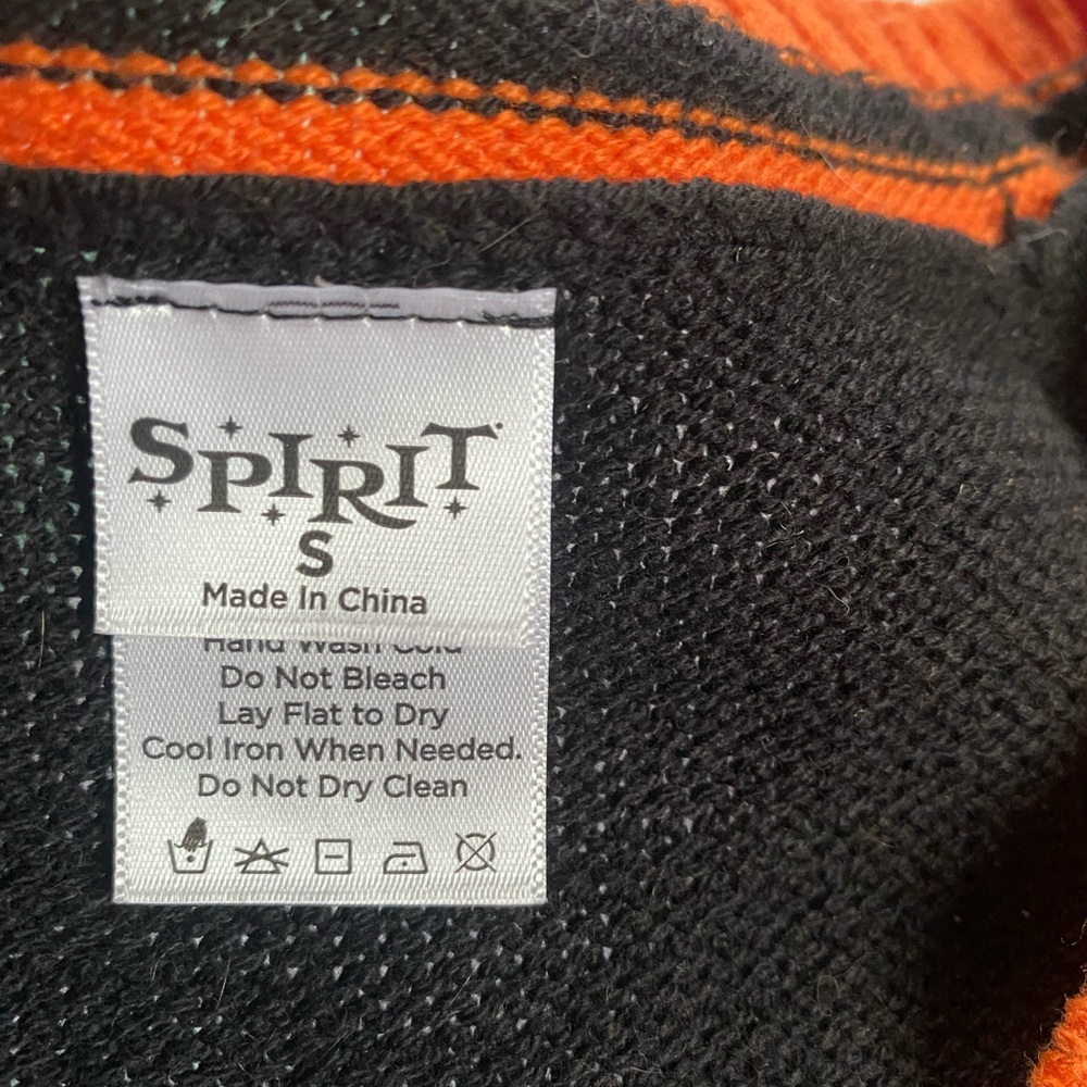 NWOT SZ S PUMPKIN KNIT SWEATER VEST - Picture 3 of 3